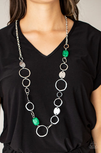 Colorful Combo Necklace - Green - SassyChicGlitz