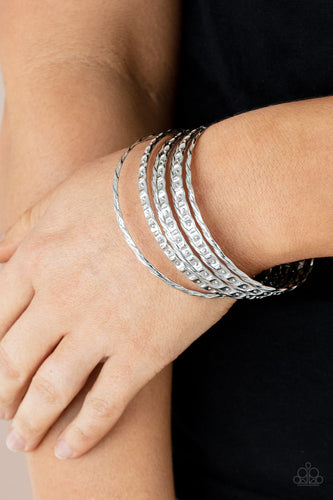 Back-To-Back Stacks - Silver - SassyChicGlitz
