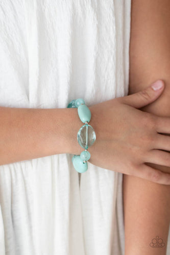 I Need a STAYCATION Bracelet - Blue - SassyChicGlitz