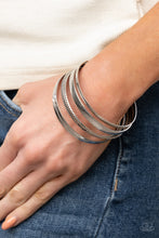 Load image into Gallery viewer, Gliding Gleam - Silver - SassyChicGlitz
