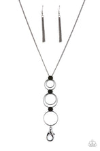 Load image into Gallery viewer, Join The Circle Necklace - Black - SassyChicGlitz
