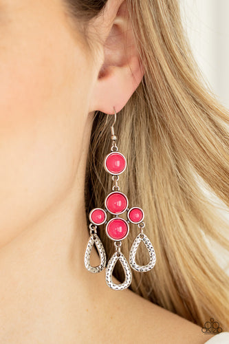Mediterranean Magic Earring - Pink - SassyChicGlitz