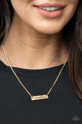 Joy Of Motherhood Necklace - Gold - SassyChicGlitz