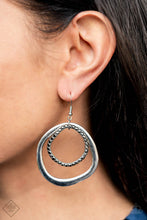 Load image into Gallery viewer, Spinning With Sass Earrings - Silver - SassyChicGlitz
