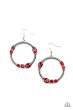 Load image into Gallery viewer, Glamorous Garland Earrings - Red - SassyChicGlitz
