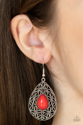 Fanciful Droplets - Red - SassyChicGlitz