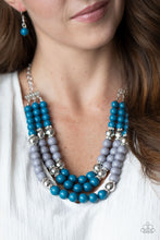 Load image into Gallery viewer, BEAD Your Own Drum Necklace - Blue - SassyChicGlitz
